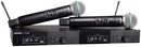 Shure SLXD24D Dual Wireless System 2 × SM58 Handheld G58 Band Rackmount