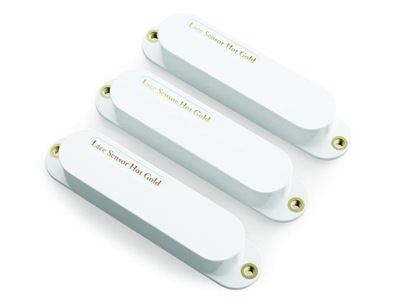 Lace Sensor Hot Gold 3-Pack w/ Hot Bridge (6.0K, 6.0K, 13.2K) – White
