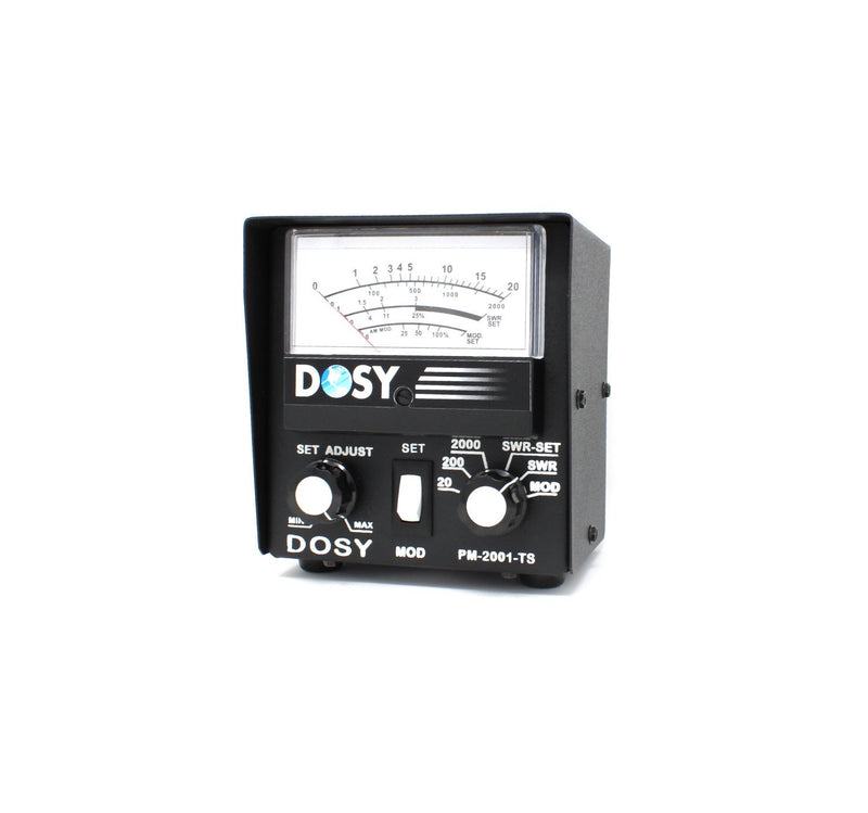 Dosy PM-2001 2000W Inline SWR/Modulation/Watt Meter – 3-Range