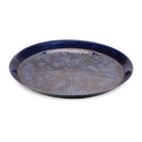 Melrose Round Etched Metal Tray 13.5"D