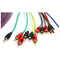 DEEJAY LED 52ft Multi-Amp Cable 10RCA Medusa Purple TBHMED52PURPLE