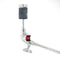 British Drum Co Casino Boom Cymbal Stand CAS‑HW‑BS – Double‑Braced Palladium