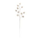 Melrose Glittered Silver Pinecone Spray (Set of 6)
