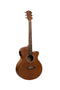 Bamboo 41″ Dreadnought Cutaway Mahogany Guitar w/ EQ & Gig Bag