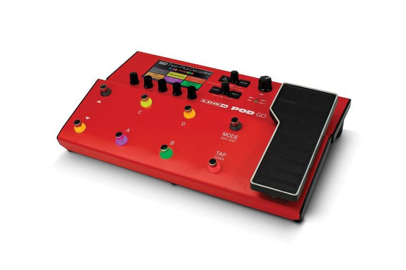 Line 6 POD Go Limited Edition Red Multi-Effects Processor