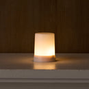 Melrose LED FIA Flame Designer Candle with White Hue 3"H