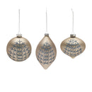 Melrose Champagne Glittered Ball Ornament (Set of 6)