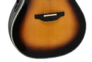 Ovation Custom Balladeer Acoustic‑Electric Guitar - Honey Burst w/ Gig Bag