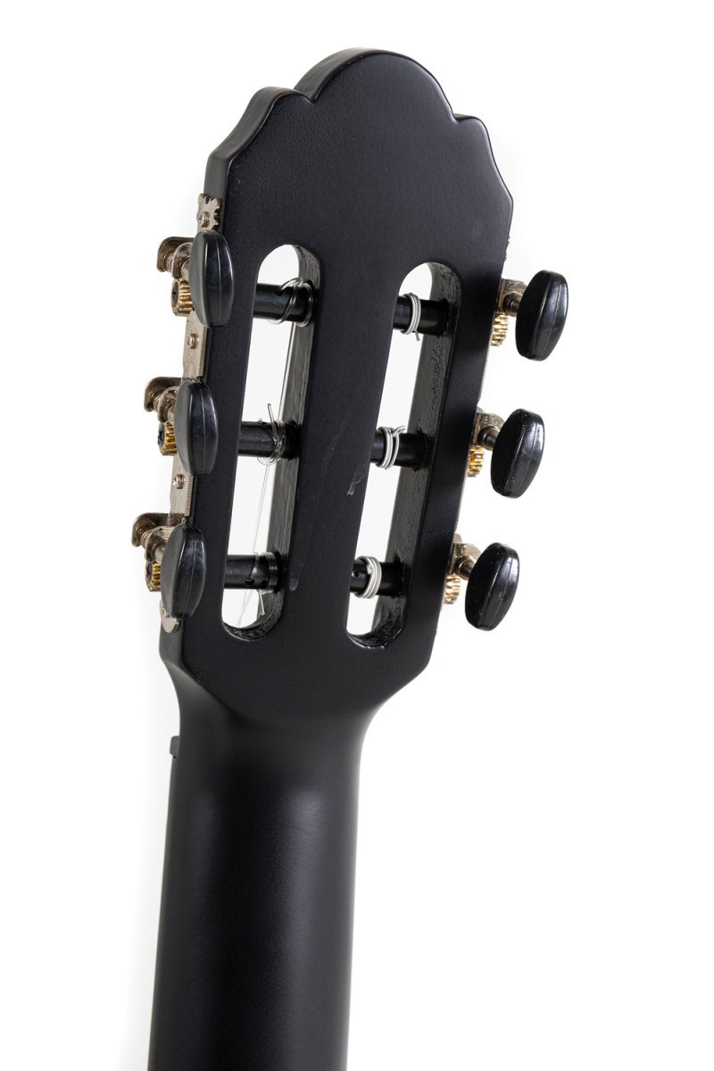 GEWA Student 4/4-Size Classical Guitar – Black High-Gloss Finish