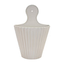 Melrose Ribbed Metal Wall Pocket, Metal