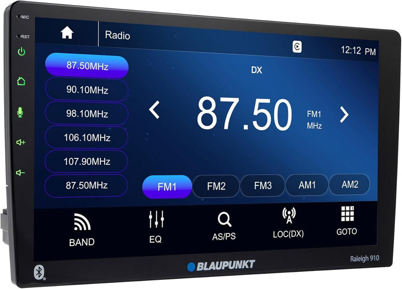 Blaupunkt Raleigh 10.1" 2-DIN Touchscreen Receiver w/ Apple CarPlay & Android