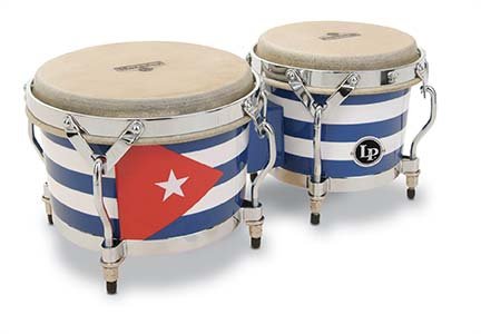 Latin Percussion 7-1/4" & 8-5/8" Matador Bongos - Cuban Heritage - M201-QBA