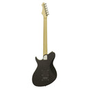 Aria Pro II Jet B'Tone 6-String Baritone Electric Guitar – Gloss Black