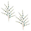 Melrose Green Jewel Bead Spray (Set of 2)