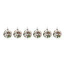 Glass Bird Branch Ornament (Set of 6)