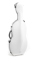 PURE by GEWA Polycarbonate 4.8 Cello Case – White with Wheels