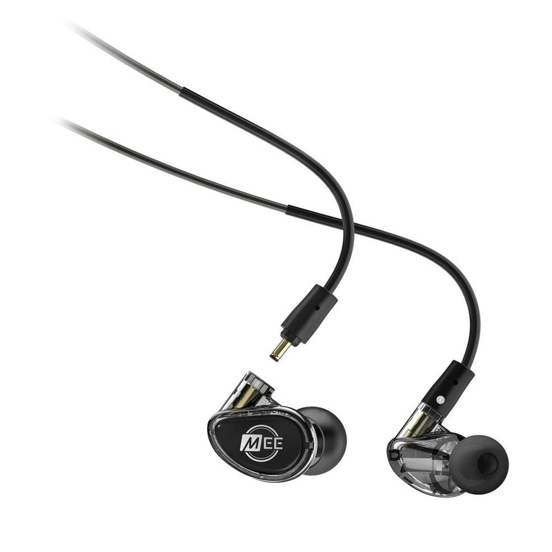 MEE Audio MX3 PRO Triple‑Driver Hybrid IEM Earphones - Smoke - EP‑MX3PRO‑BK