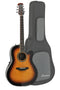 Ovation Custom Balladeer Acoustic‑Electric Guitar - Honey Burst w/ Gig Bag