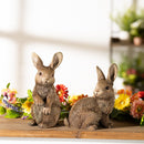 Garden Bunny Rabbit Figurine (Set of 3)