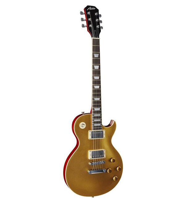 Austin Super 6 Archtop Single Cutaway Electric Guitar – Gold Top - AS6PGT