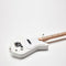 Loog Pro Electric 3‑String Kids Guitar - White - LGPROEW