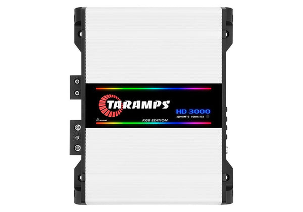 Taramps HD 3000.1 RGB 3000W RMS Class-D Monoblock Amplifier