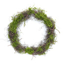 Moss Leaf Twig Wreath (Set of 4)