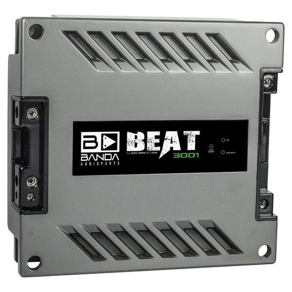 Banda BEAT3000.1 3000W RMS 1ch 1Ω Amplifier Subwoofer Subsonic Filter Audio Mono