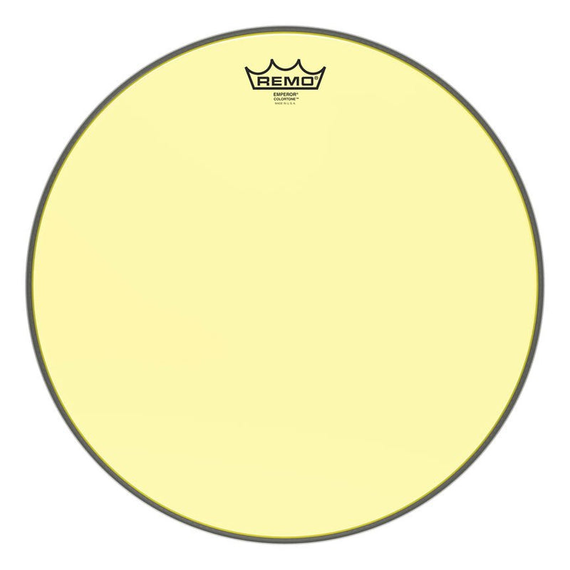 Remo 16" Emperor Colortone Yellow Batter Tom Drumhead BE-0316-CT-YE