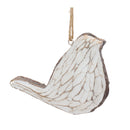 Carved Bird Ornament (Set of 12)