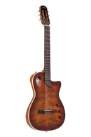 Angel Lopez Hybrid Nylon Acoustic Electric Guitar Tobacco Sunburst SHERRY CE TB