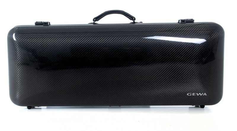 GEWA Idea 2.6 Oblong Black Viola Case - Adjustable Length & Carbon Fiber Shell