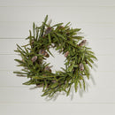 Melrose Pine and Pinecone Wreath 24"D