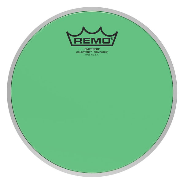 Remo Emperor Colortone Crimplock Green 8" Tenor Drumhead BE-0308-CT-GNMP