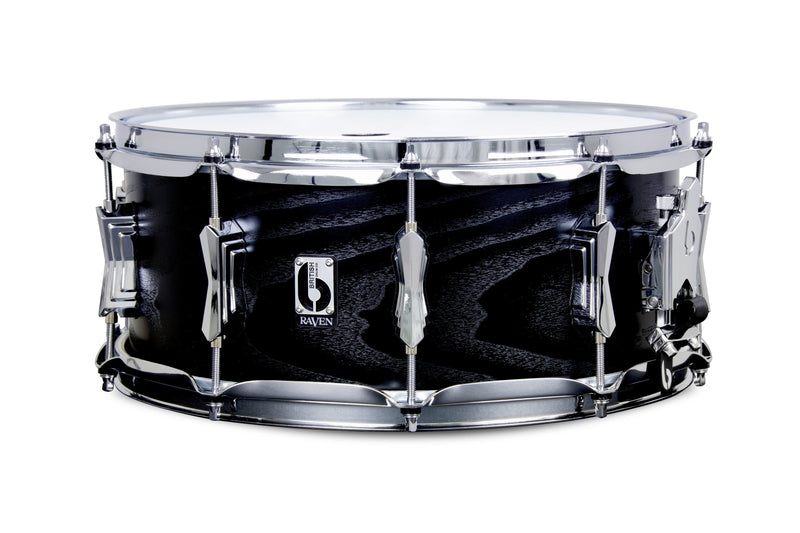 British Drum Co Raven Birch Snare 6″ × 14″ – Palladium Hardware