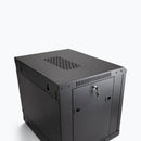 On-Stage RKD9000 Durable 9U Wall-Mount Knock-Down Equipment Rack with Locking