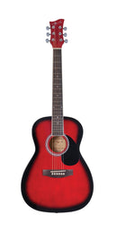 Jay Turser Jay Jr 3/4 Dreadnought Acoustic Guitar Pack - Red Sunburst