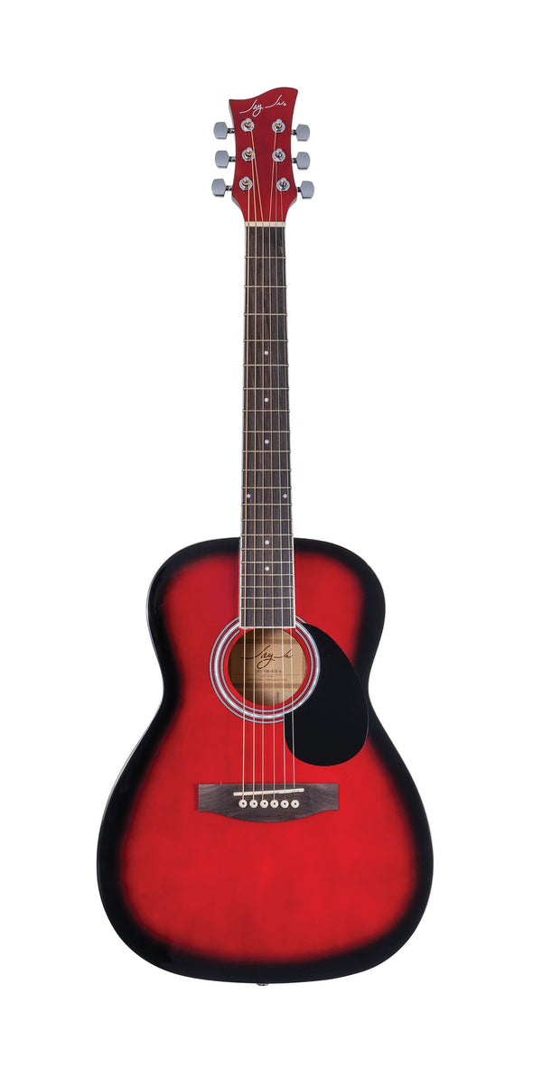 Jay Turser Jay Jr 3/4 Dreadnought Acoustic Guitar Pack - Red Sunburst