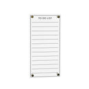 Melrose Acrylic Dry Erase To-Do List 13"H Wall Decor, Modern, Acrylic