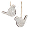 Carved Bird Ornament (Set of 12)