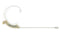 Hosa Mogan Elite ICE Beige Omni Earset Microphone for Shure w/ Case - EIO-BG-SH