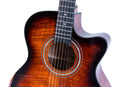 Washburn Comfort Auditorium Cutaway Acoustic Electric Guitar - Cognac Sunburst