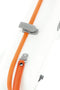 Gewa PURE 1.8 Shaped Polycarbonate 4/4 Violin Case - White/Orange