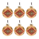 Melrose Western Glass Ball Ornament (Set of 6)