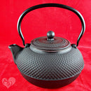 NEW Japanese Tetsubin Cast Iron Teapot 50 oz / 1.5 L Black Large Hobnail Infuser