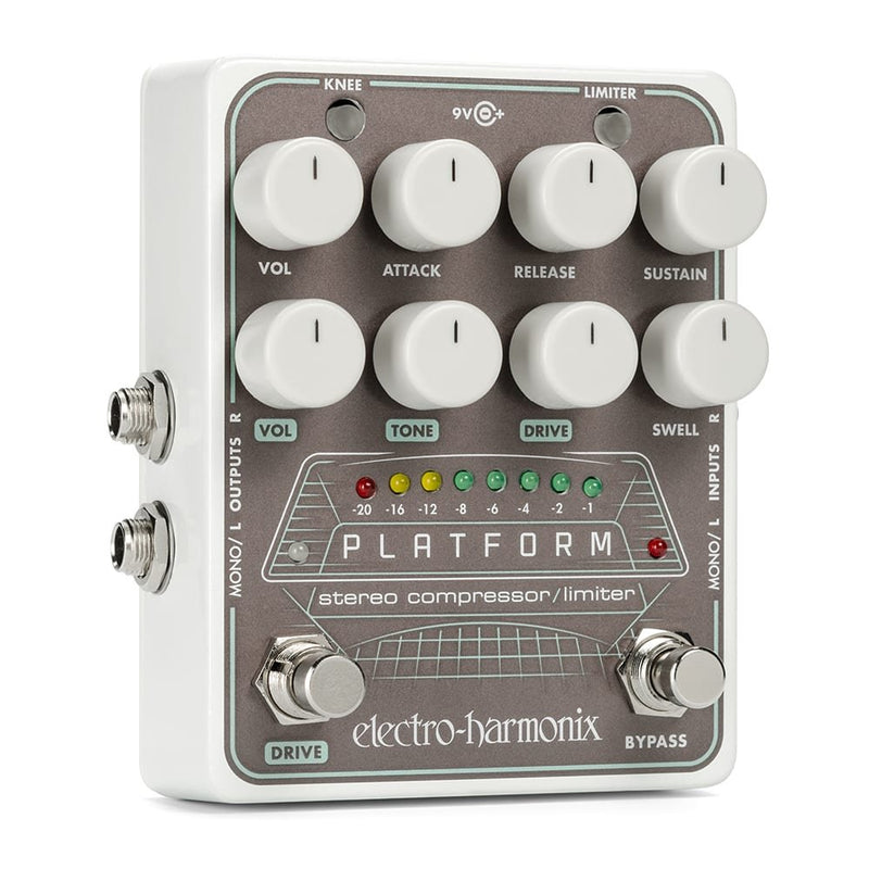 Electro-Harmonix Platform Stereo Compressor/Limiter Guitar Pedal