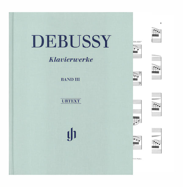 Debussy Piano Works Volume 3 – Clothbound Urtext Edition Sheet Music