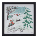 Melrose Framed Winter Scene Wall Art (Set of 3)