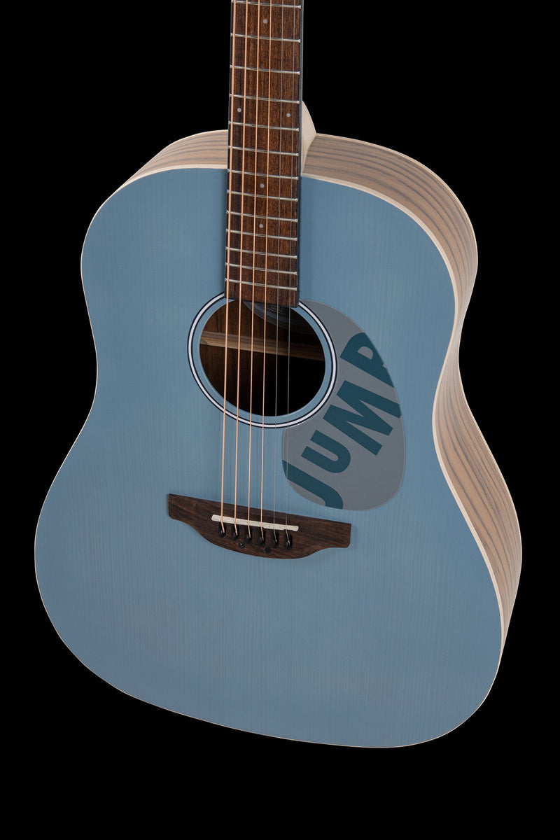 Ovation Applause Jump Slope Shoulder Dreadnought Acoustic Guitar Lagoon Blue