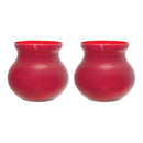 Melrose Red Glass Vase (Set of 2)
